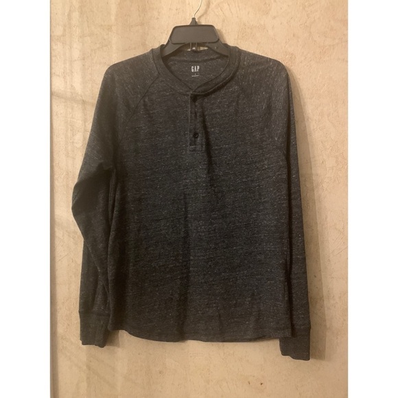 Gap Long Sleeve Henley Men Top Size Small - Picture 1 of 4